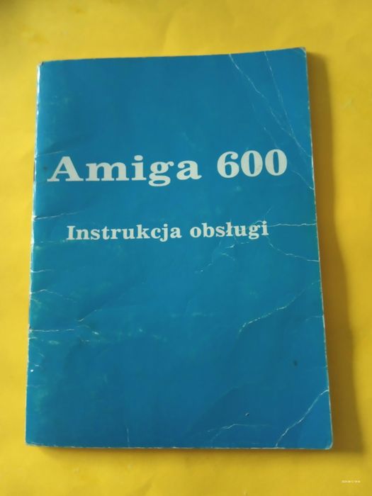 Sprzedam instrukcję obsługi komputera Amiga 600