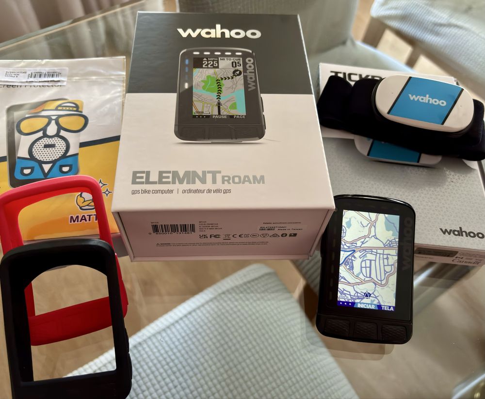 GPS Wahoo Roam V2 + HR Tickr
