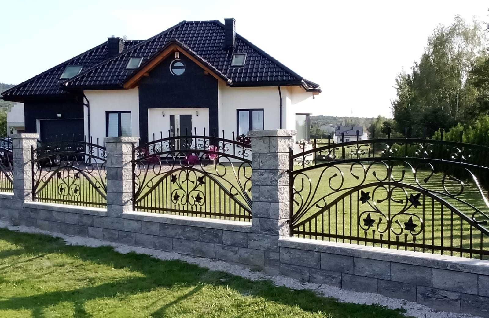Bramy wjazdowe skrzydłowe brama zewnętrzna pod wymiar Wzór 21