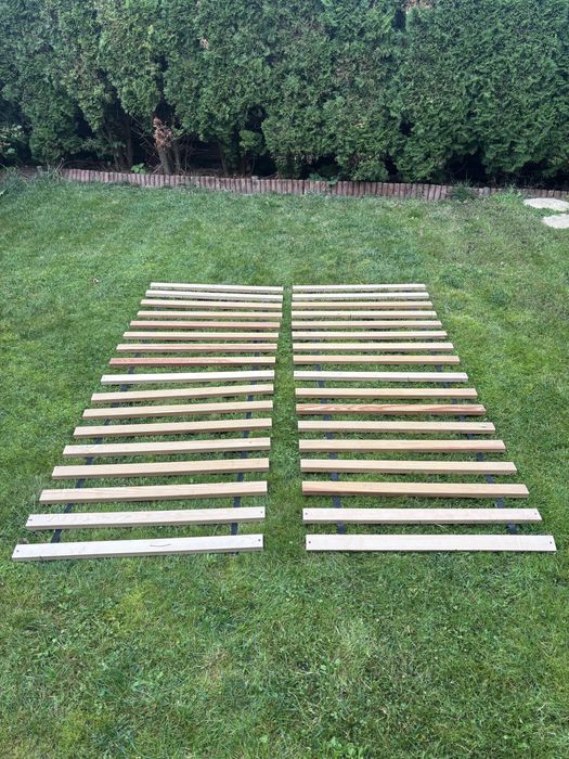 Solidne szczebelki stelaż dno łóżka 2 x 80 cm