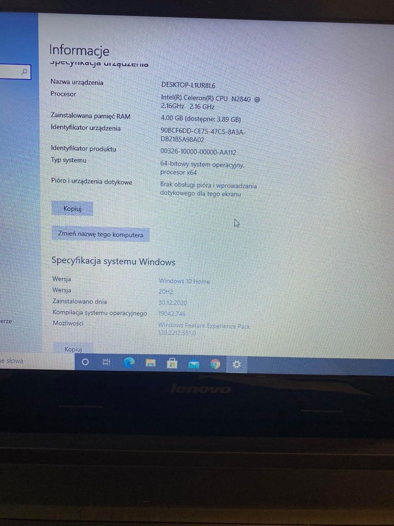 Fajny Laptop Lenovo ( ZAMIANA )