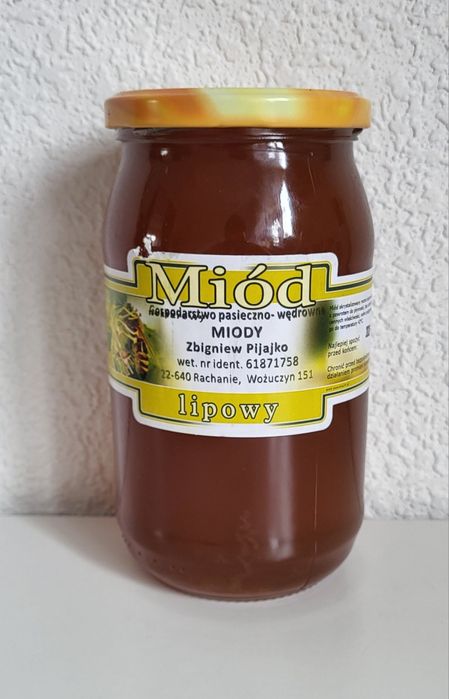 Miod Lipowy sloik 0,9