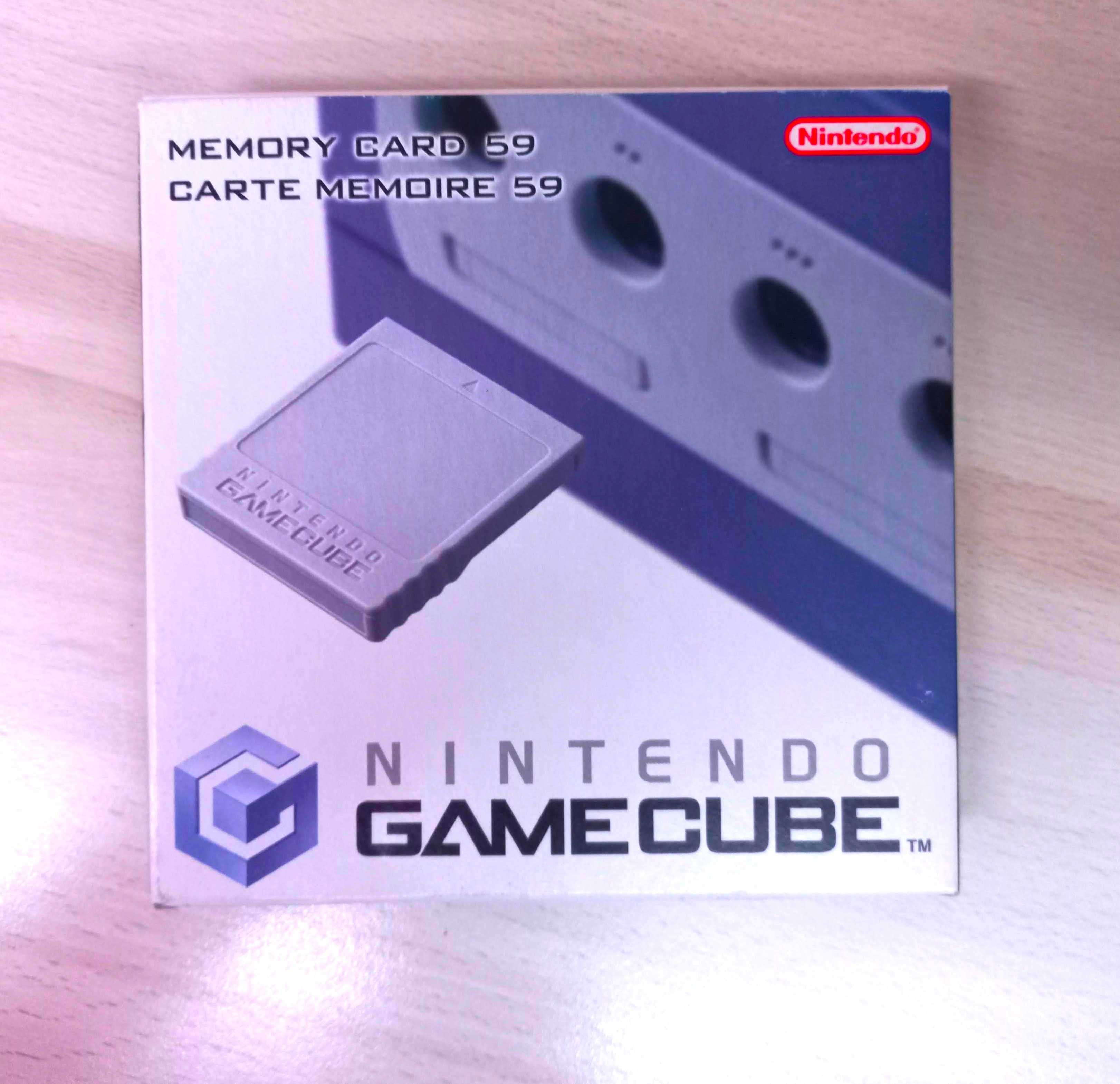 gamecube memory card \ cartao de memoria NA CAIXA