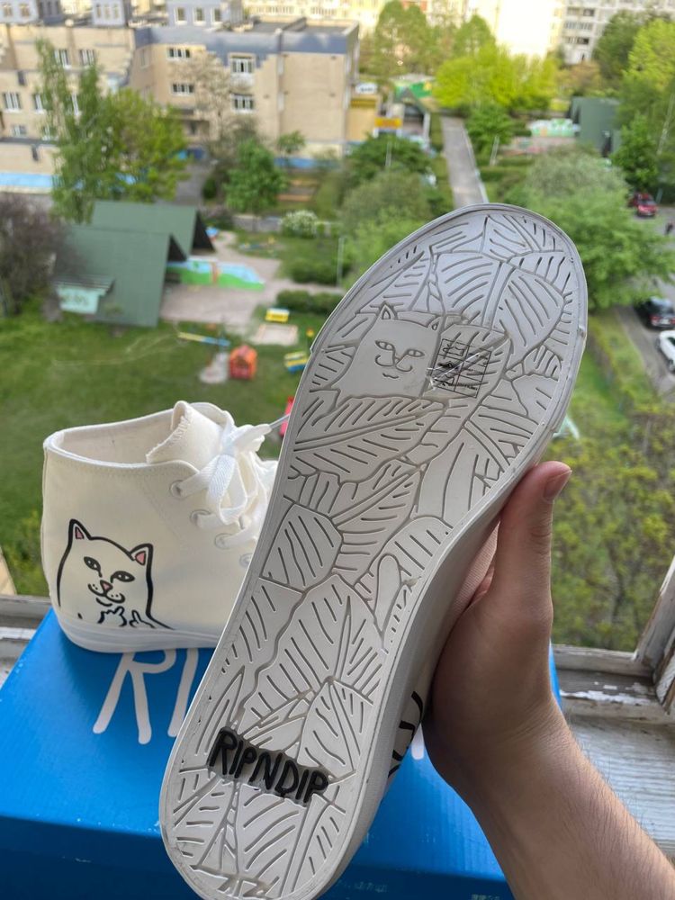 Кеди Ripndip nermal cat shoes white оригінал