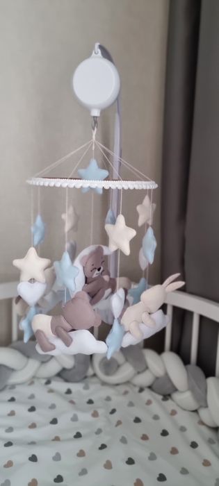 Мобіль із фетру(повний комплект з блоком та кріпленням).