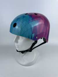 Kask Rowerowy Hulajnoga Rolki 54 cm - 56 cm /253B/