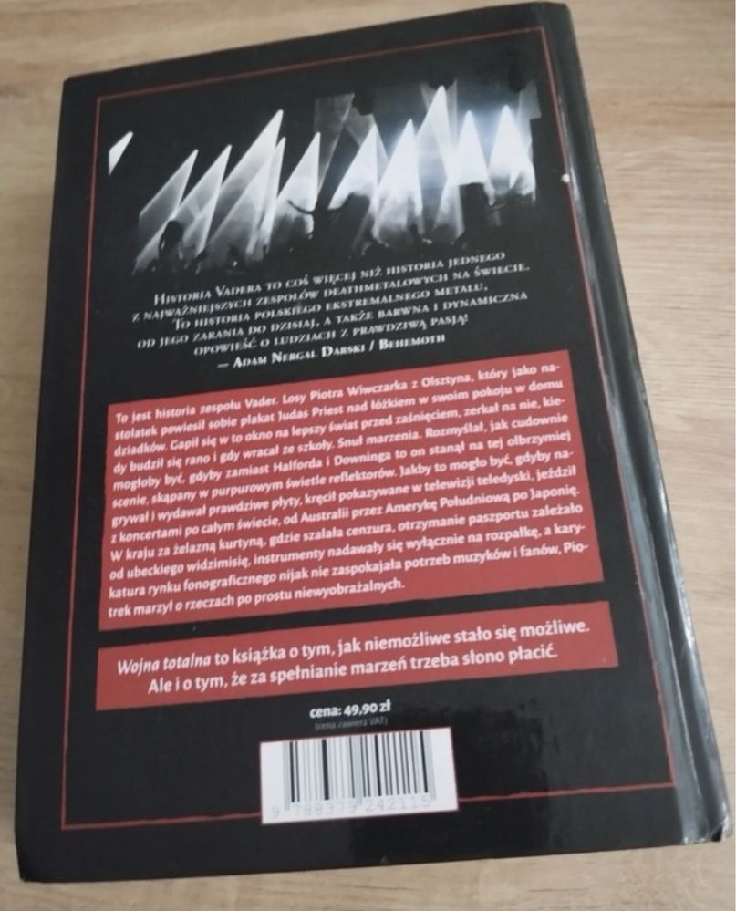Vader Wojna Totalna unikat autografy