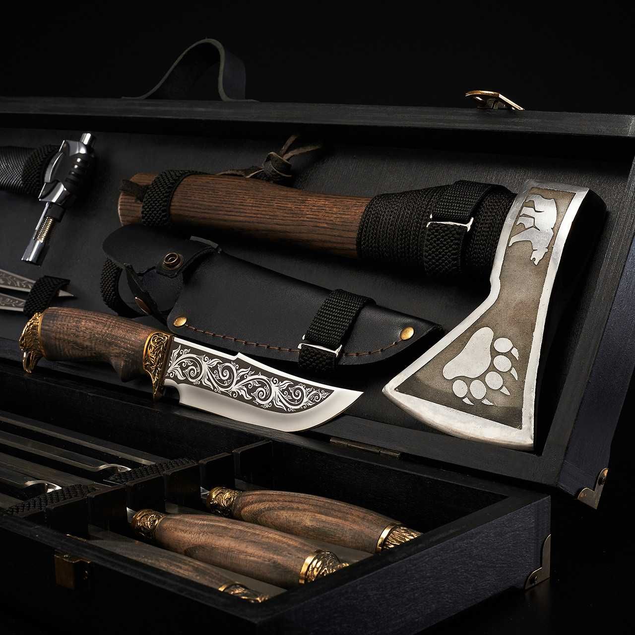 Шашличний набір, набір шампурів, преміальний подарунок Grills G22