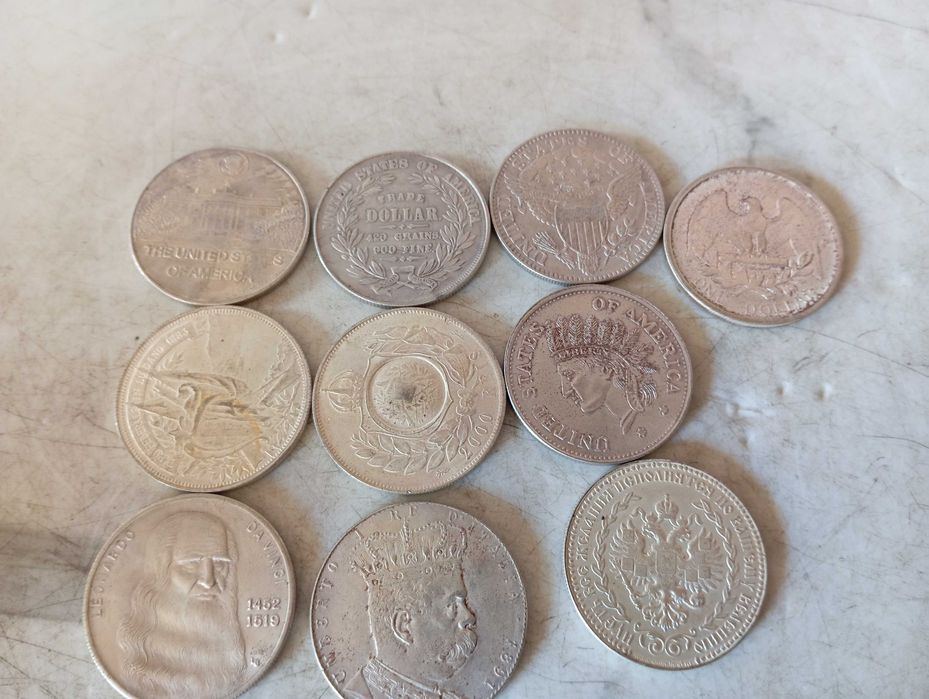 porządki domowe stare monety