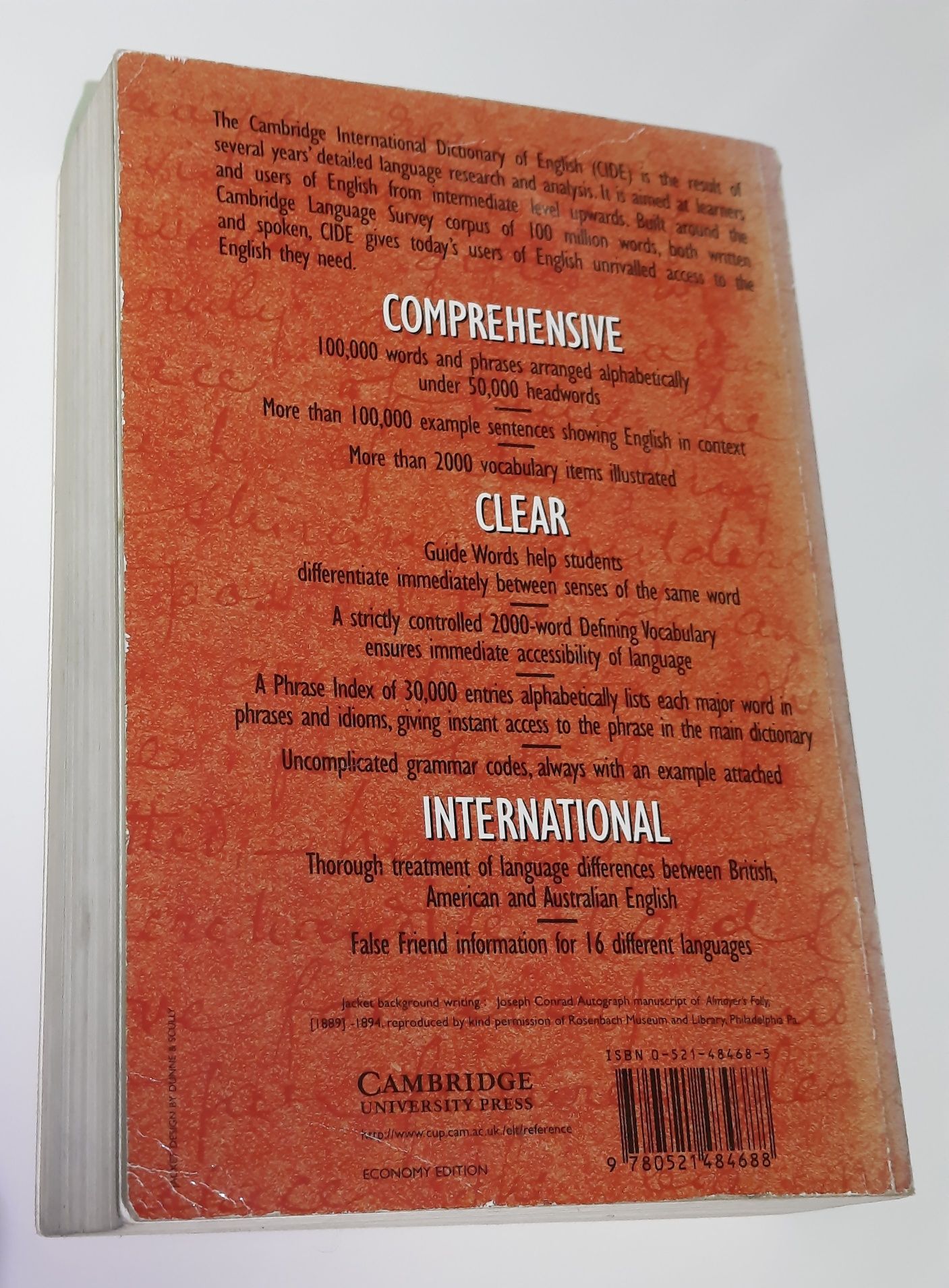 Cambridge International Dictionary of English