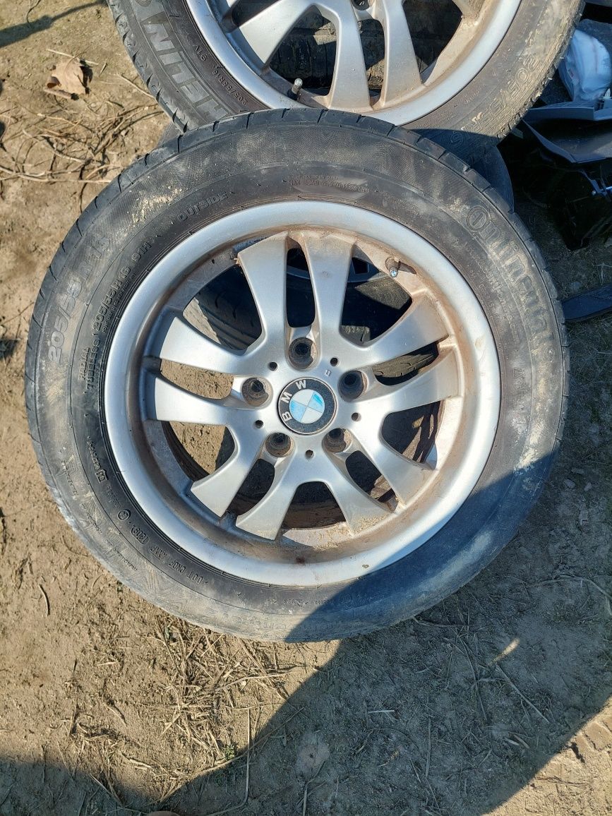 alusy alufelgi alu felga 16" bmw 5x120 e87 e90 e46 opony 205/55