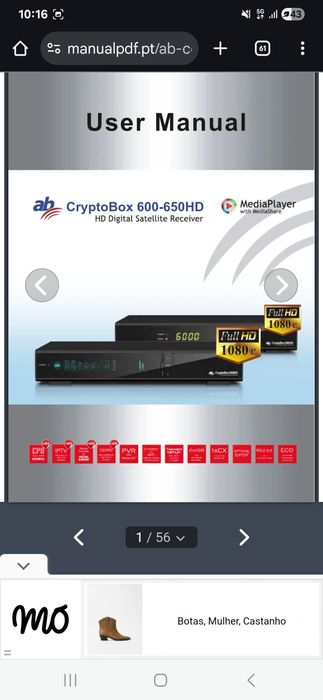Vendo 2 Criptobox 650 HD