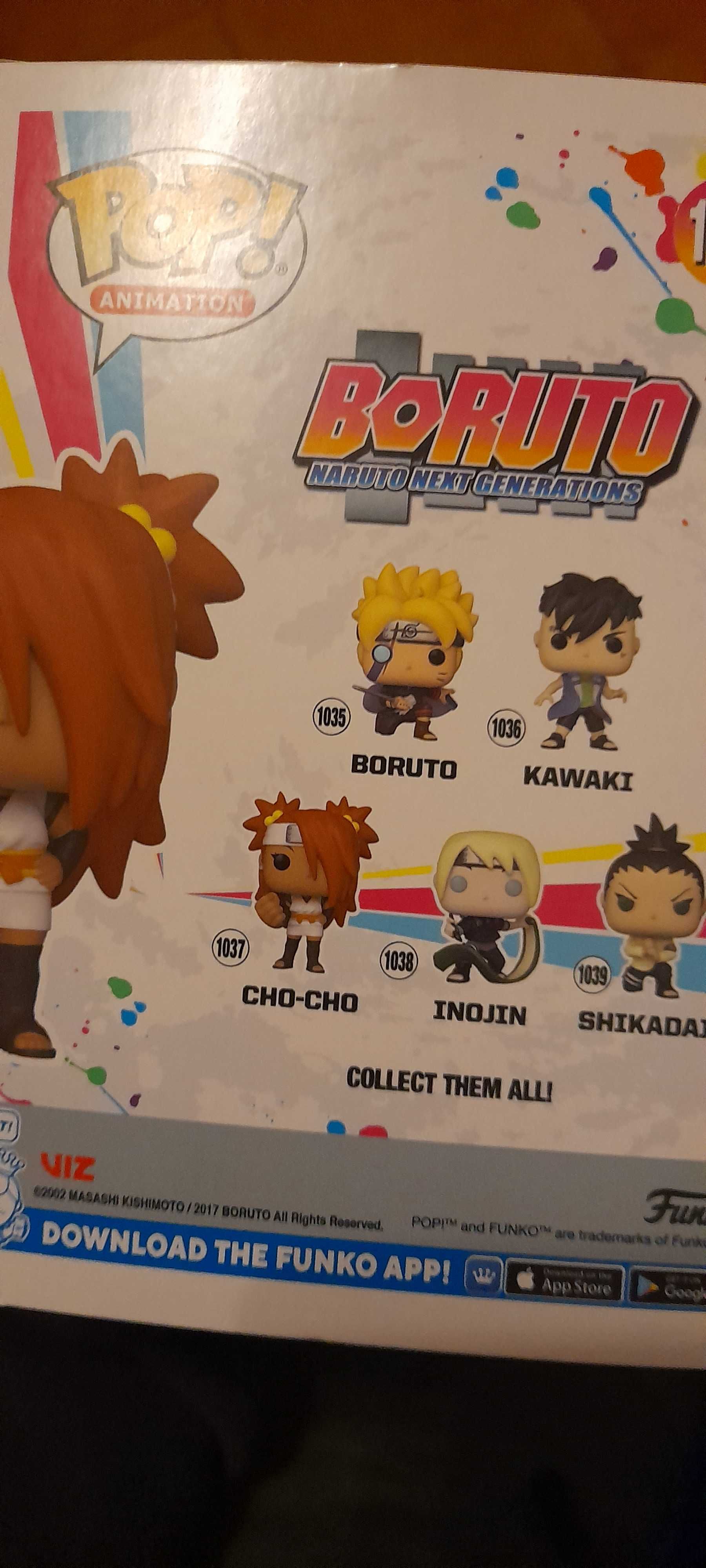 Pop figures Boruto Cho cho Novo