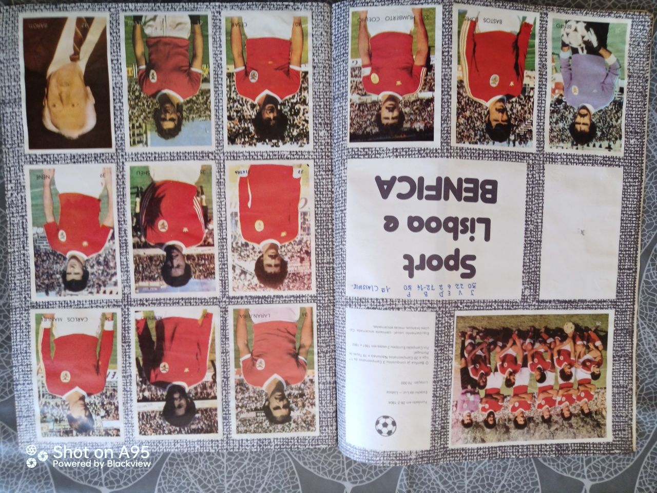 Caderneta de cromos TOP FUTEBOL