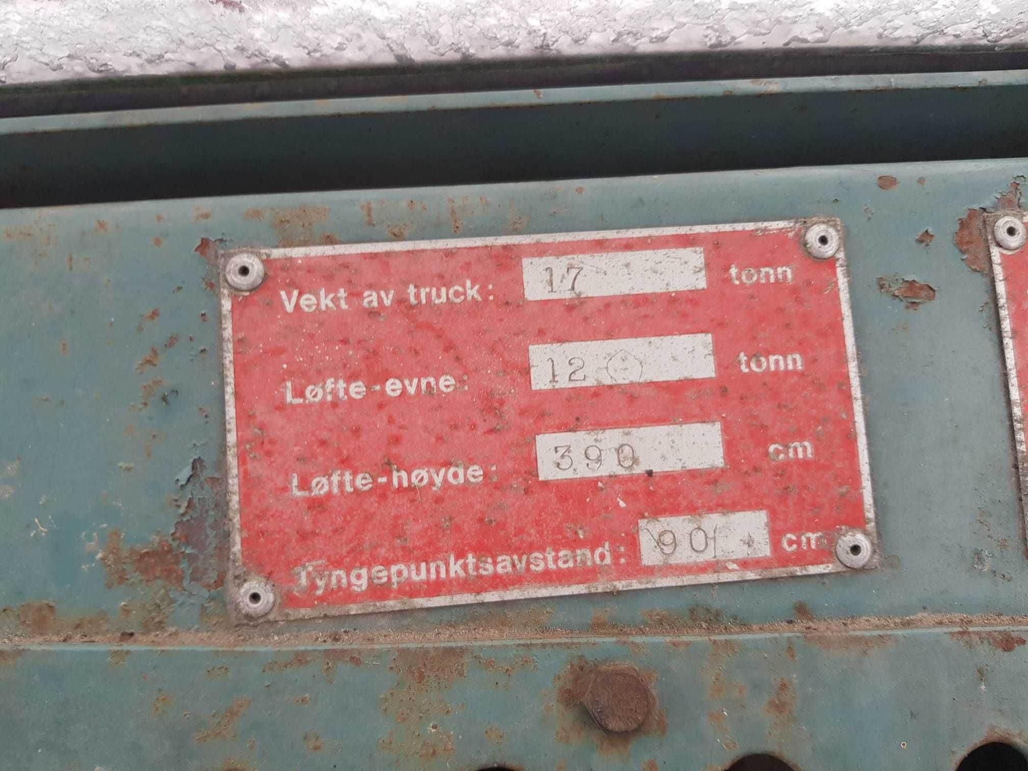 Kalmar 12-600 diesel wózek widłowy * import Sweden