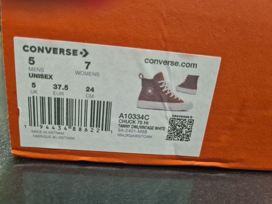 Кеди Converse  устілка 24,6 см розмір 37,5