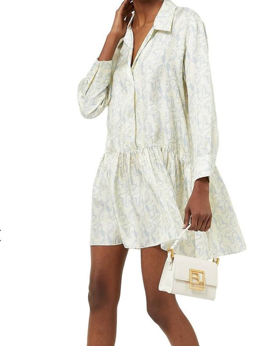 Оригинальное Шелковое платье  Sandro Paris