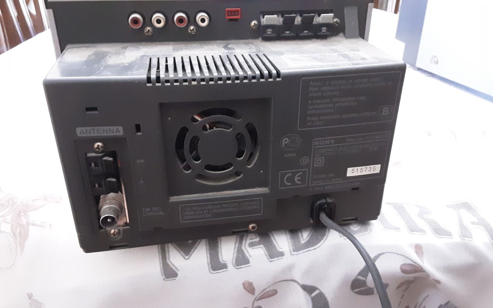 Mini hifi componente sony