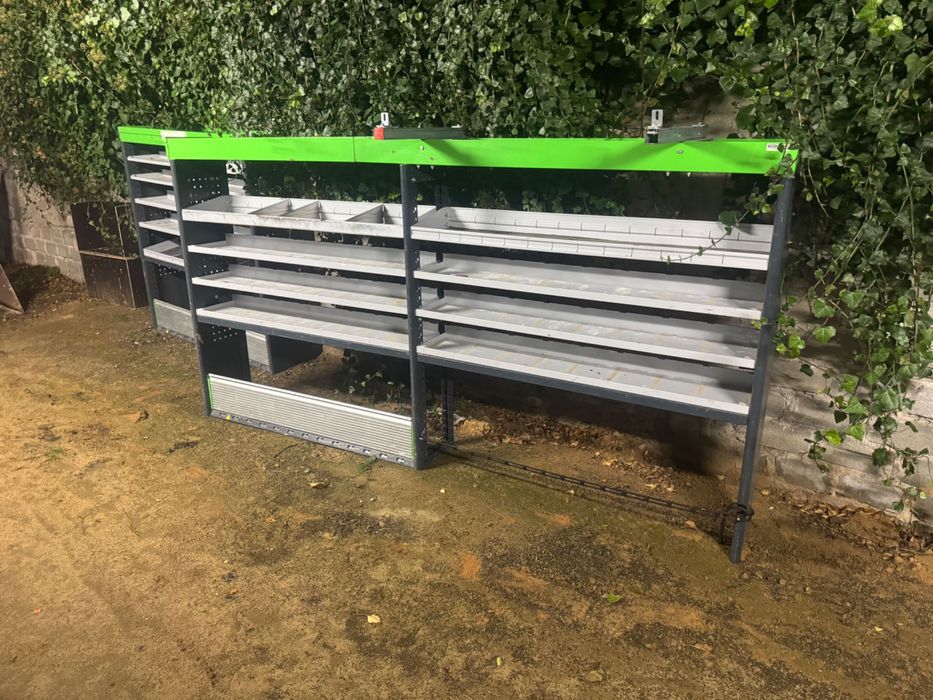 Zabudowa serwisowa / warsztatowa RECA MAXMOBIL szafki do busa regał