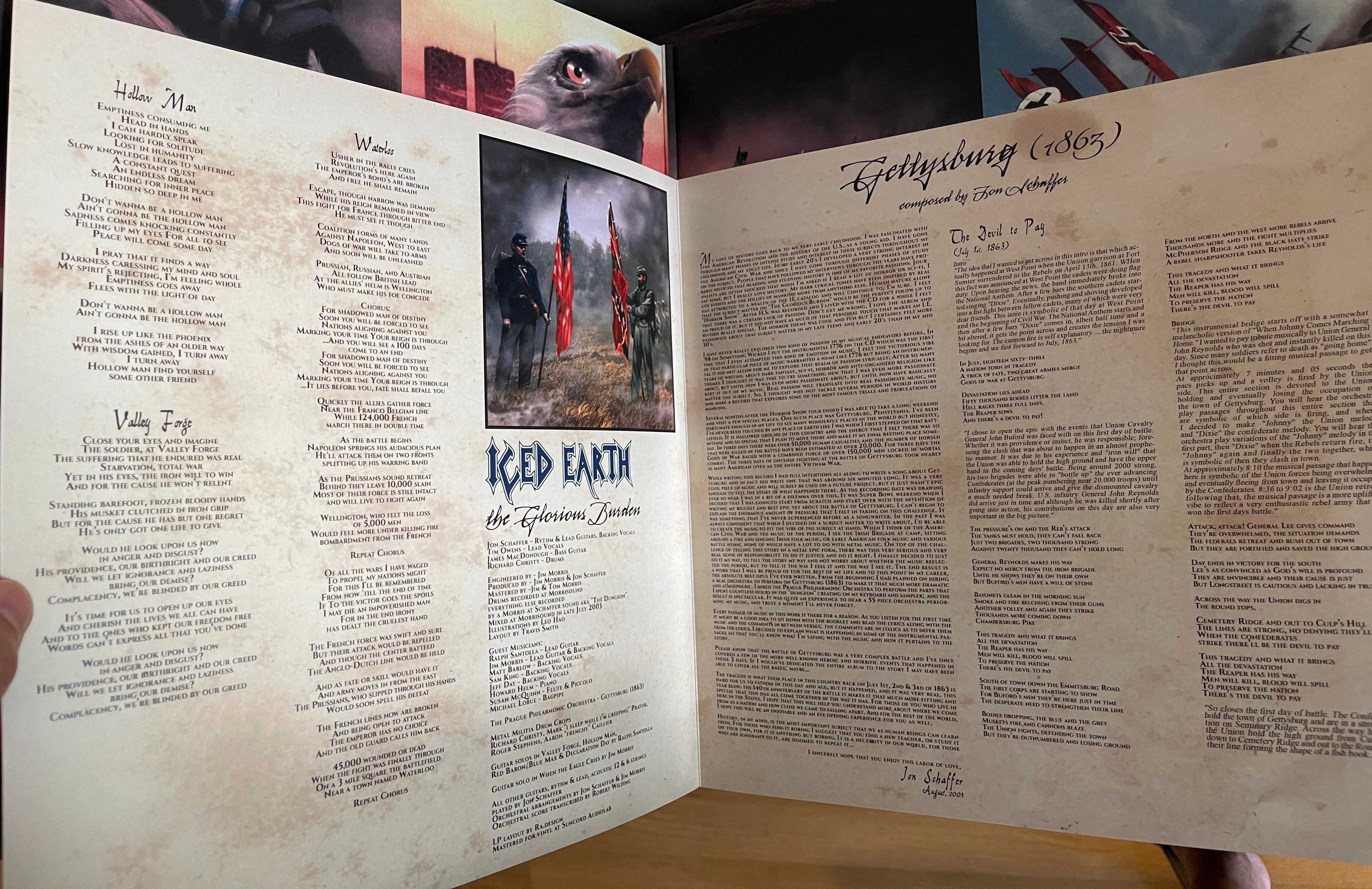 2LP Iced Earth - The Glorious Burden