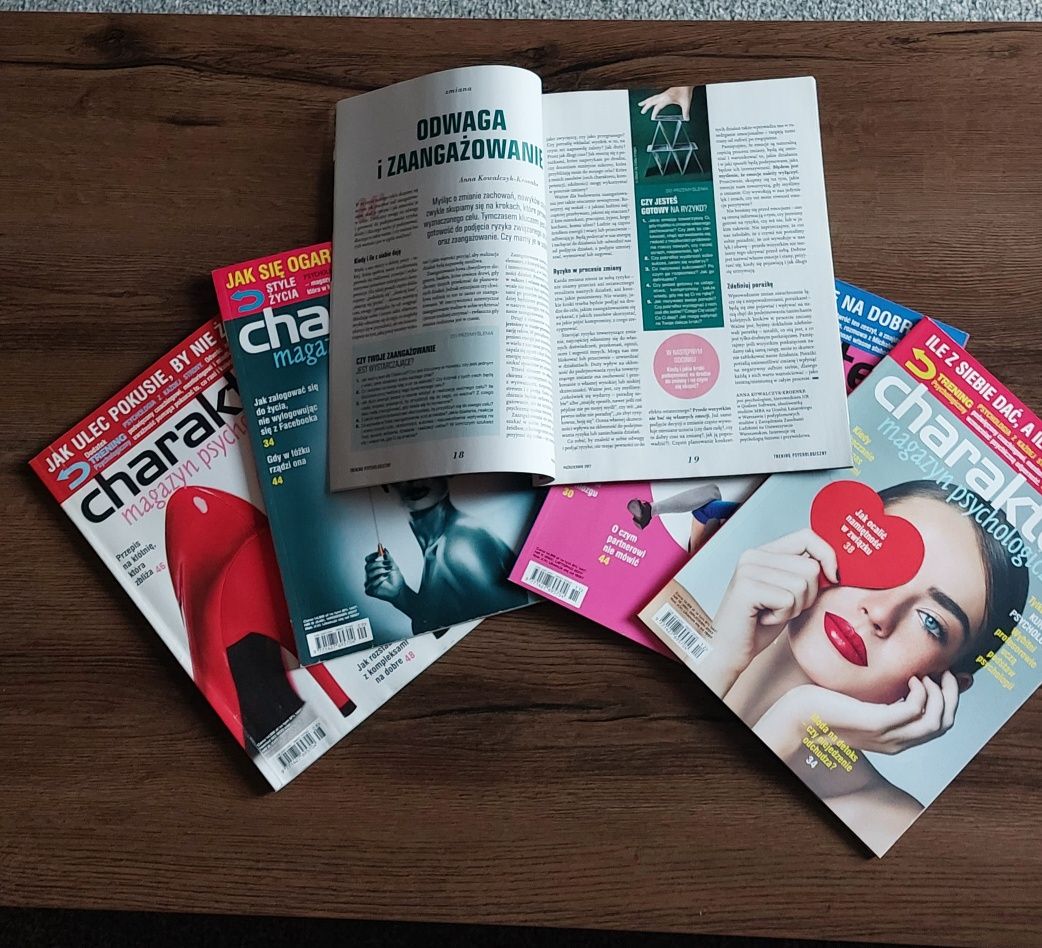 Charaktery magazyn psychologiczny 14 sztuk