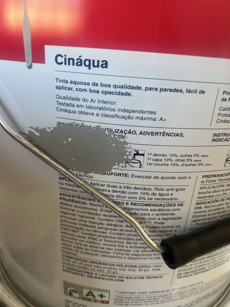 Tinta cin cinzenta