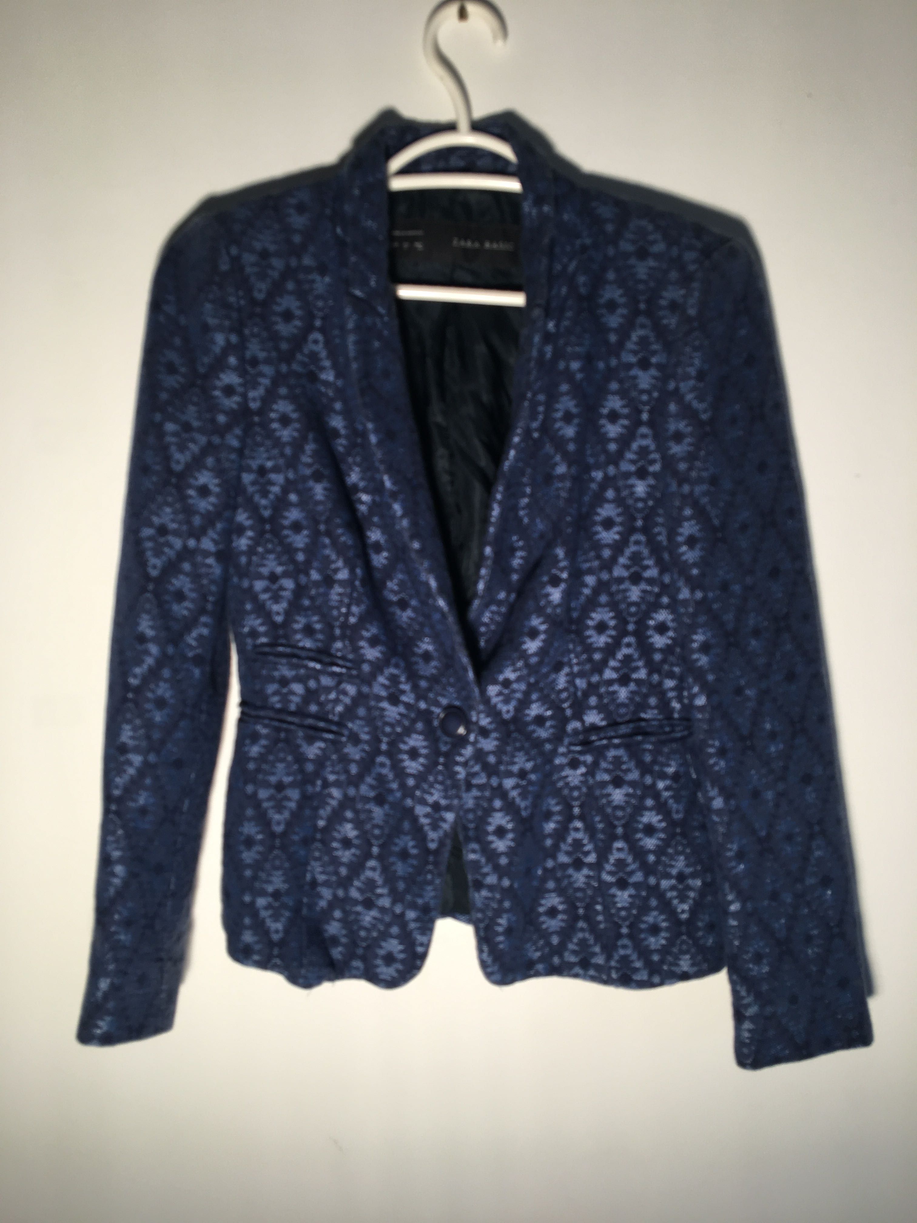 Blazer senhora Azul Zara