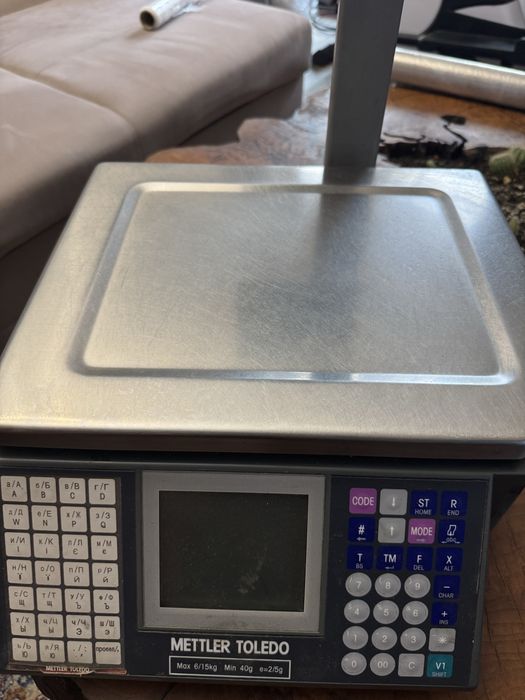 Ваги з чекодруком mettler toledo