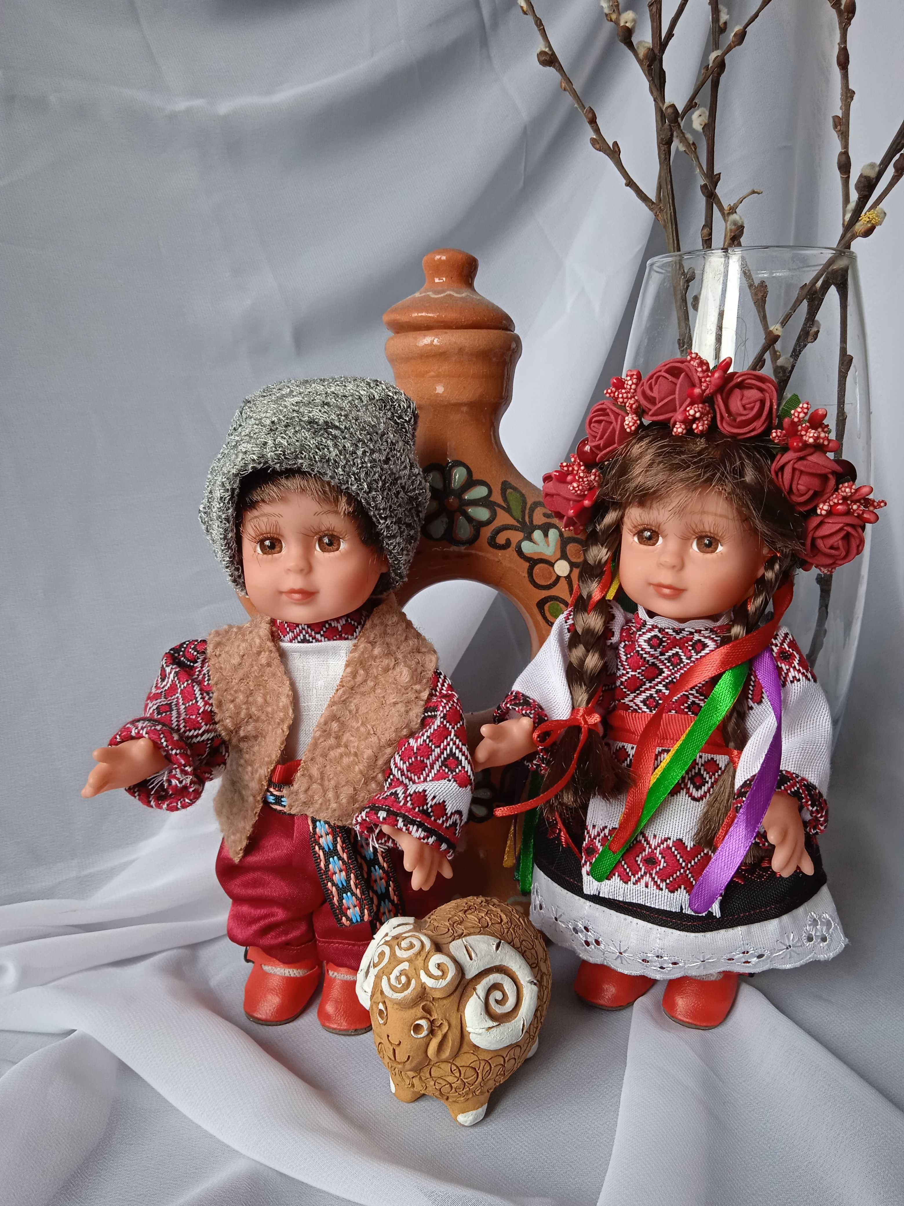 Украинский сувенир №56 кукла народный костюм украинцы пара для садочка