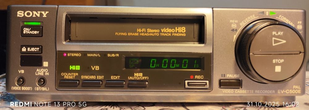 Sony EV-C500E video casette recorder