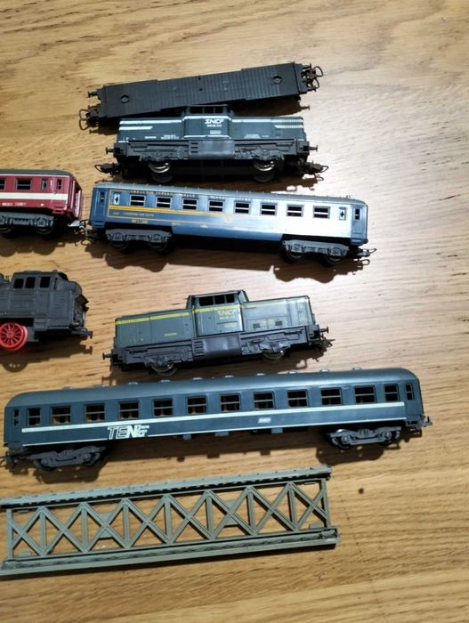 Carruagens e trilhos