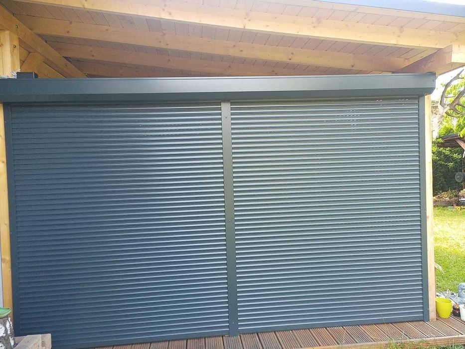 Brama garażowa rolowana, Bramy rolowane