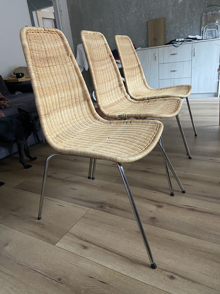 Krzesła ikea linus 3 sztuki