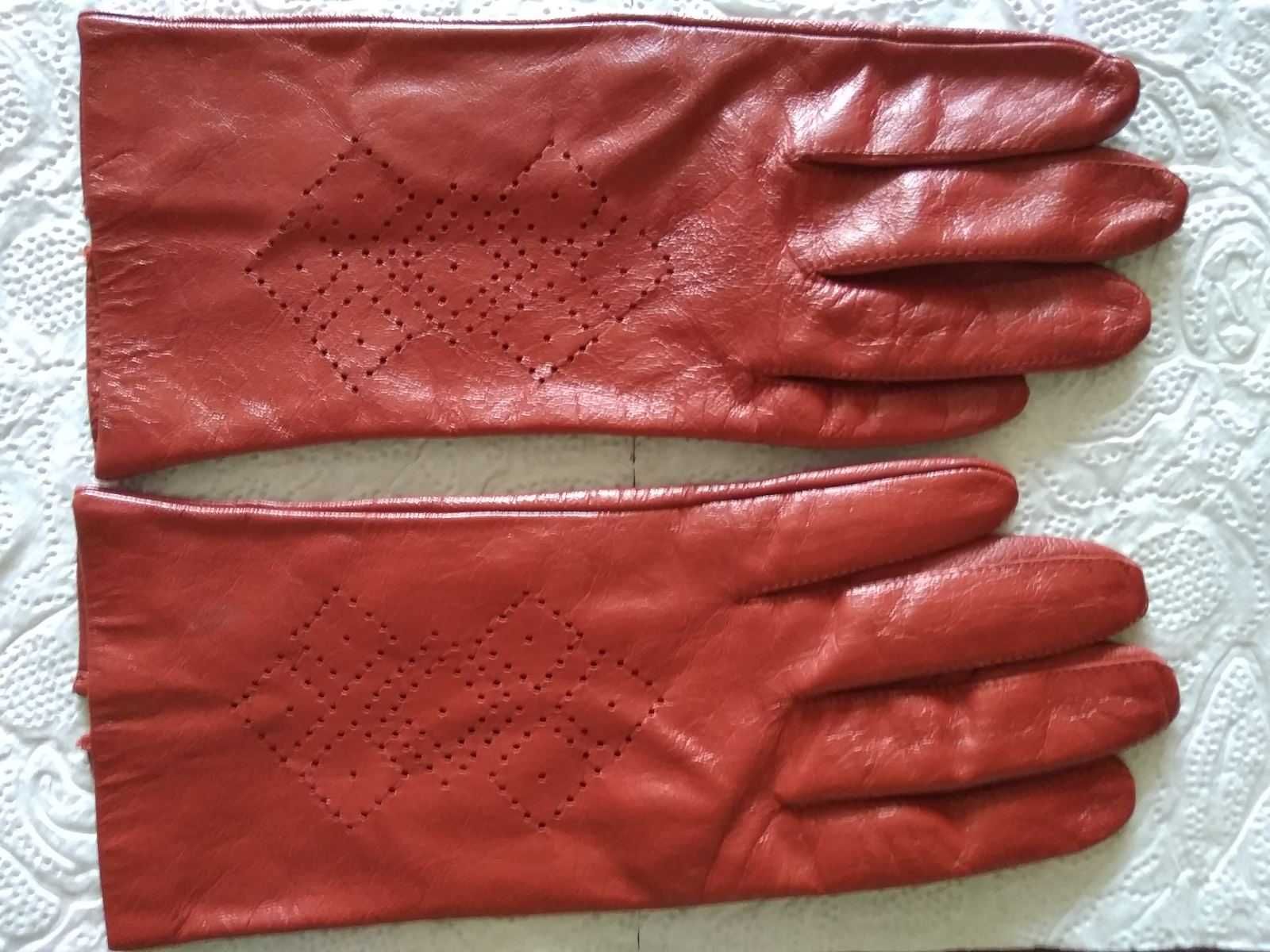 женские перчатки натуральная кожа