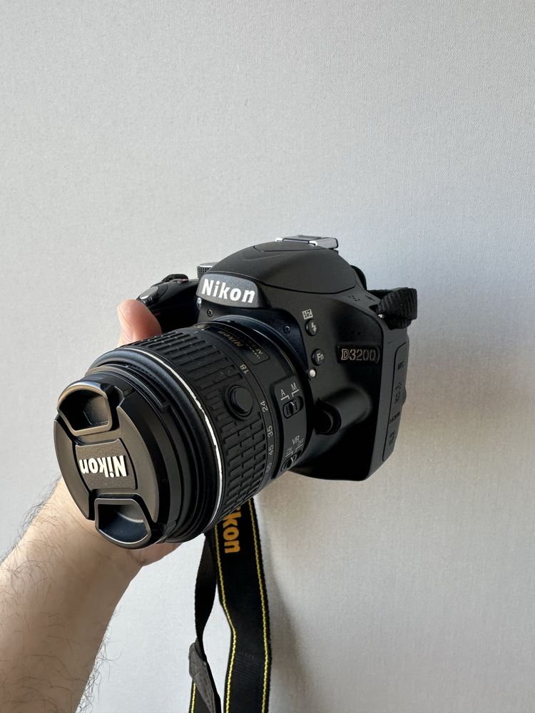 фотоапарат Nikon D3200 з обʼєктивом 18-55 фотоапарат, нікон, комплект