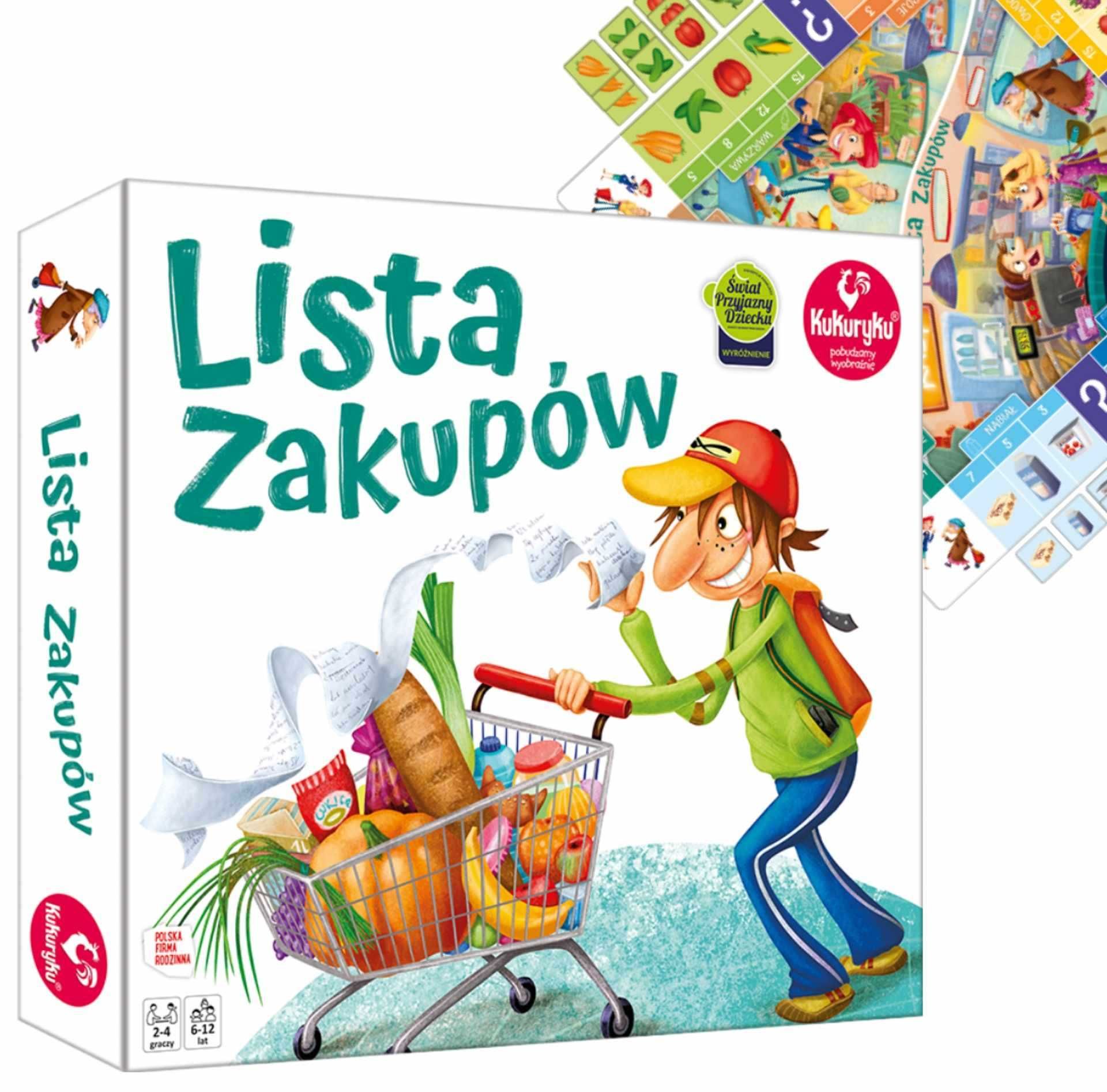 Lista Zakupów - Kukuryku - Gra logiczna i edukacyjna