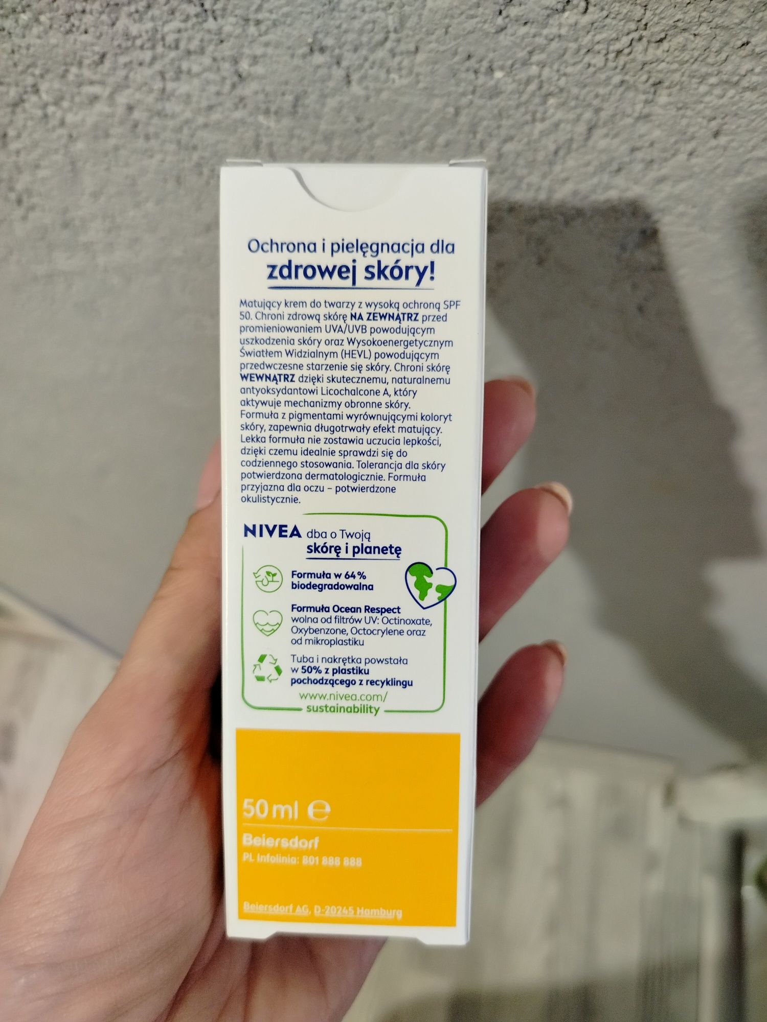 Krem do twarzy Nivea SPF 50