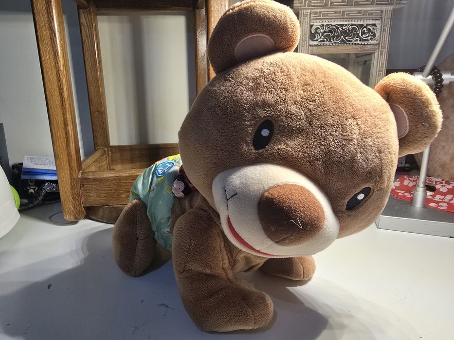 Miś tuptuś raczkujący