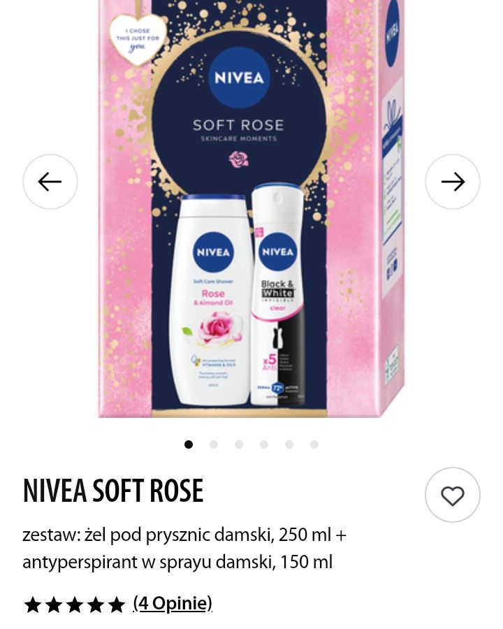Zestaw prezentowy kosmetyków Nivea