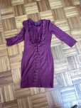 Vestido de Veludo Roxo