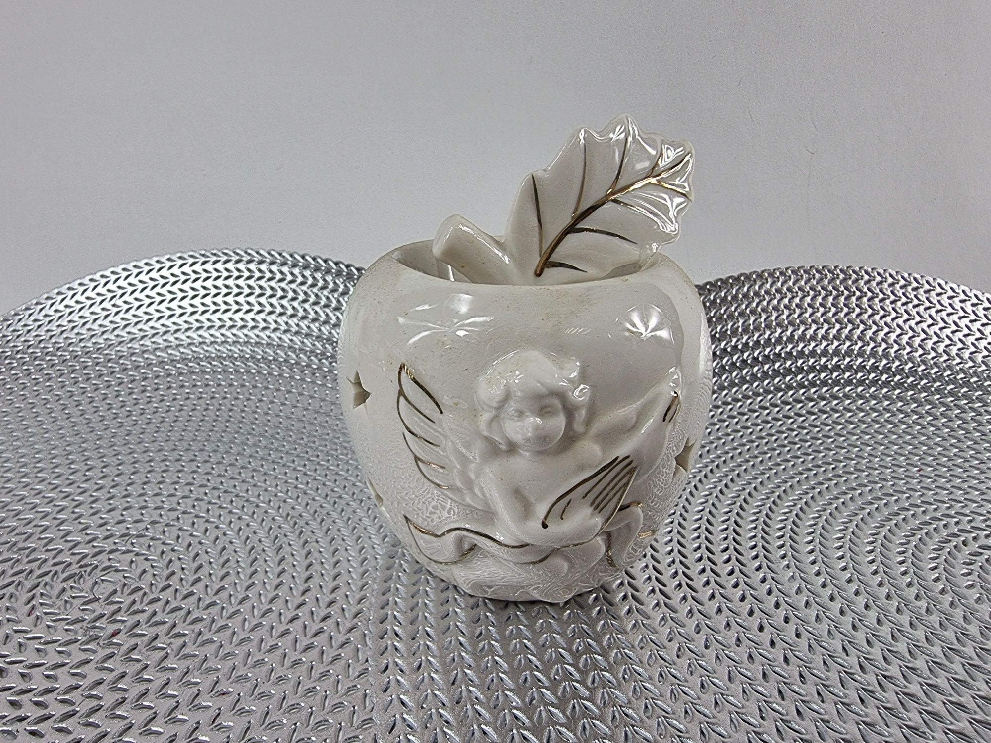 Świeczniki Kominek ceramiczny kominki ceramiczne do aromaterapii białe