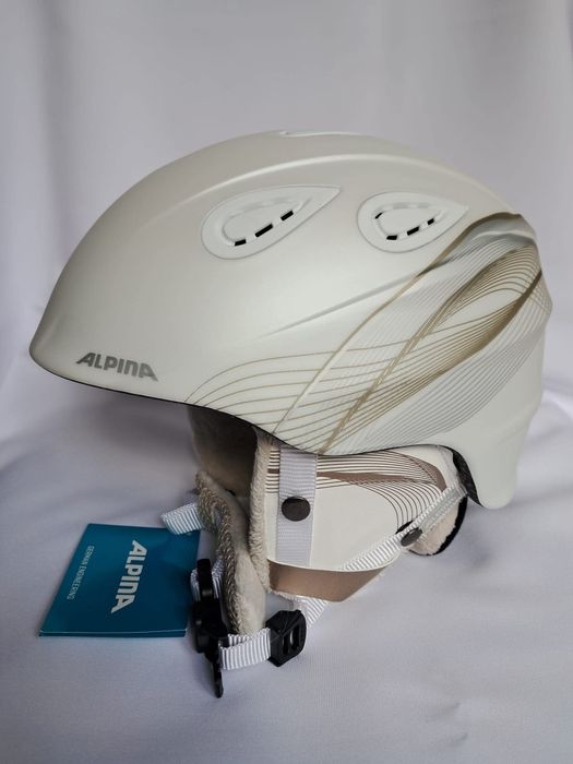 Kask narciarski Alpina  rozm. 57-61 cm Grap2.0 white-prosecco matt