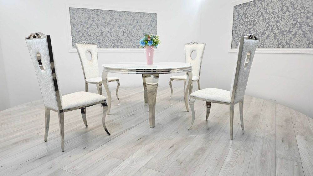 Jadalnia Stół Ludwik + 4 krzesła Viktoria