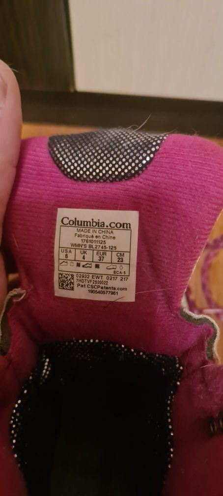 Женские ботинки снегоходы Columbia omni-heat