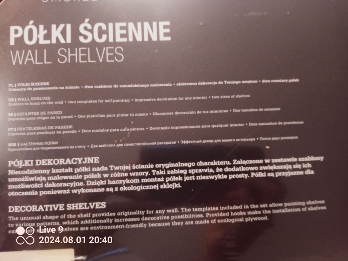 Półeczkii ozdobne
