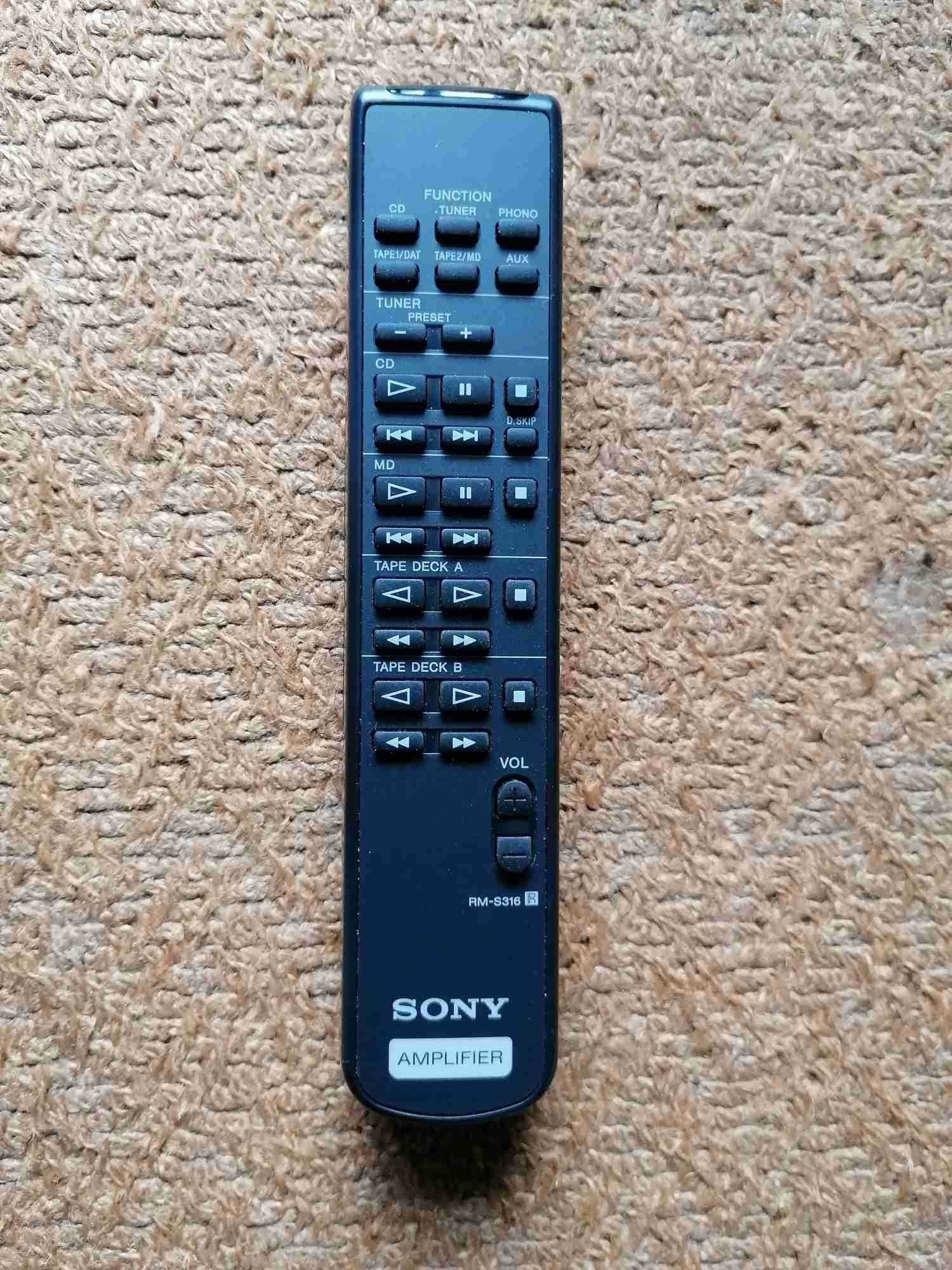 Amplificador Sony com telecomando