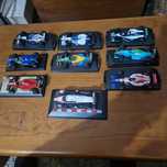 8 carros F1 antigos de coleção