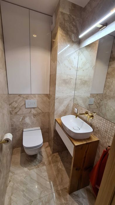 Mozaika marmurowa Queen Beige bębnowany 30,5x30,5x1 cm 2,5 cm lub 4,8