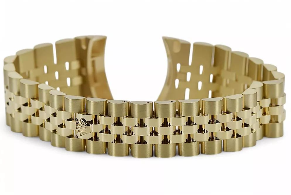Złota bransoleta 14k do zegarka męskiego typu Rolex mbw022y Warszawa