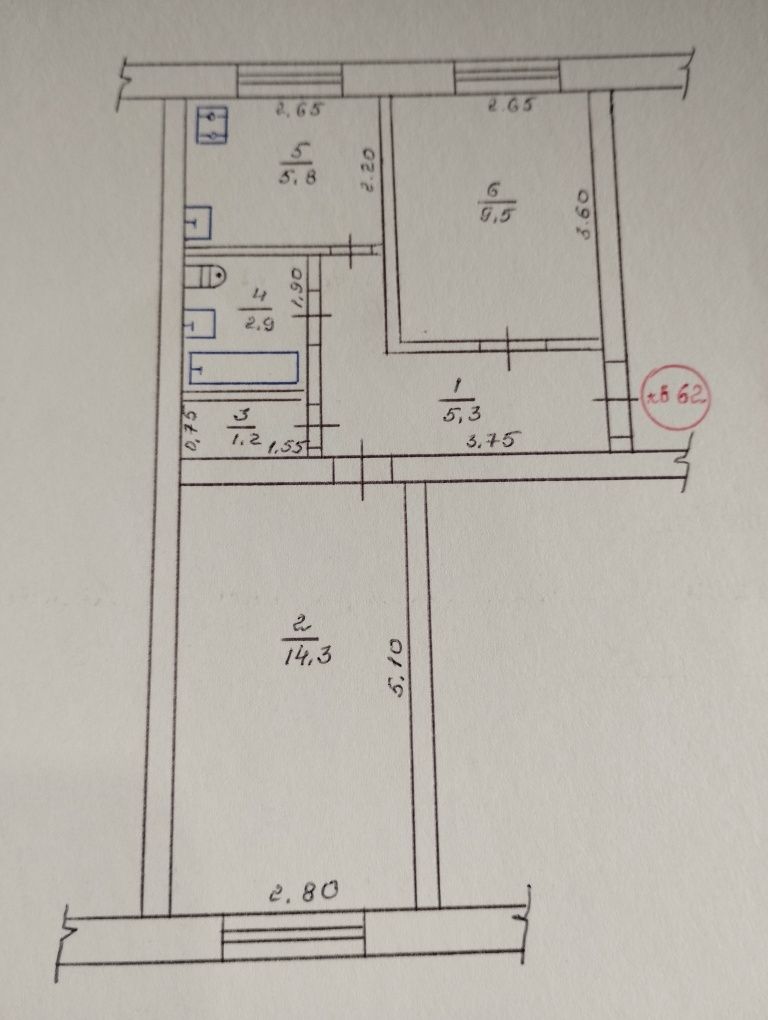 Продам двох кімнатну квартиру в Баранівці Житомирська область 25000$